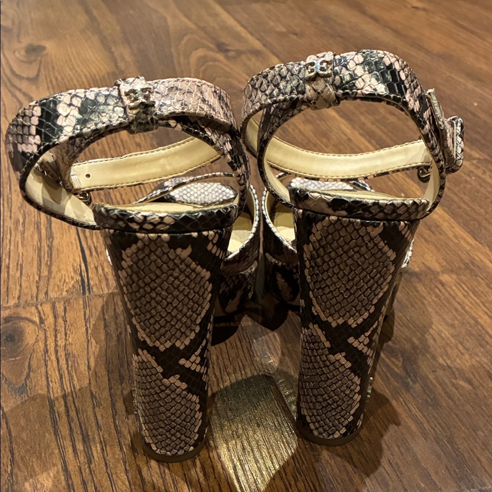 Sam Edelman Snakeskin Platform Heels - Picture 4 of 7